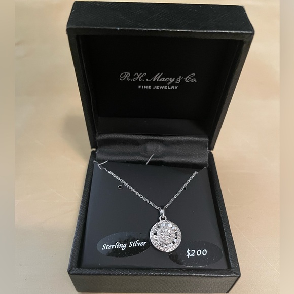 Macy's Jewelry - R.H. Macy & Co Fine Jewlery Sterling Silver Necklace